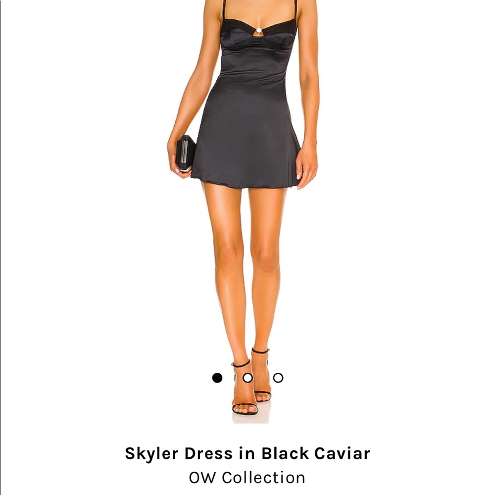 Skyler Dress in Black Caviar
